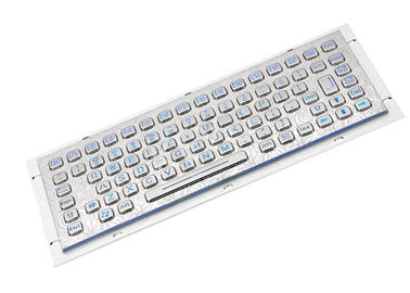 Industriële Minitoetsenbord van de metaal het Blauwe Verlichting voor Militaire Openluchtpc