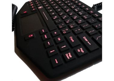 Rode Backlit Draagbare PC-Toetsenbord Hete Sleutel voor de Mobiele hoge Helderheid van het Voertuigbureau